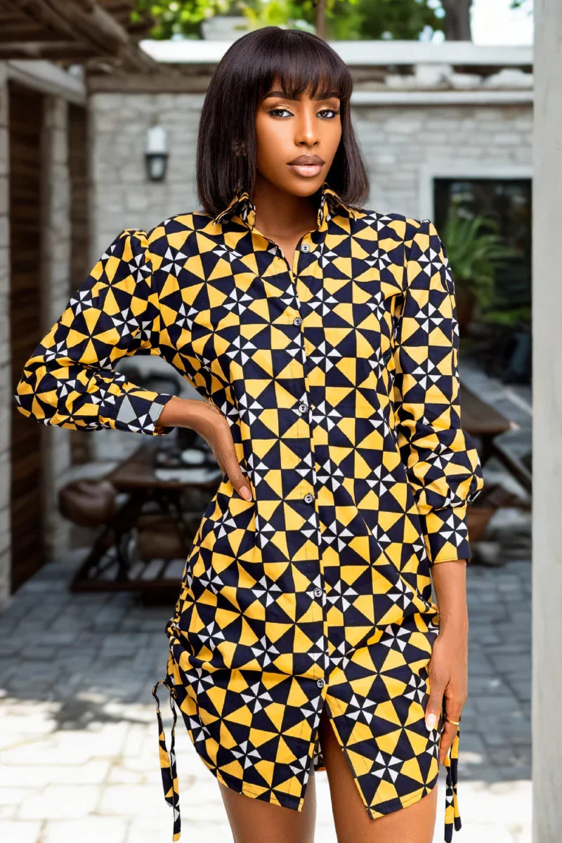 Tessella twist shirt dress - FashionbyVLouis