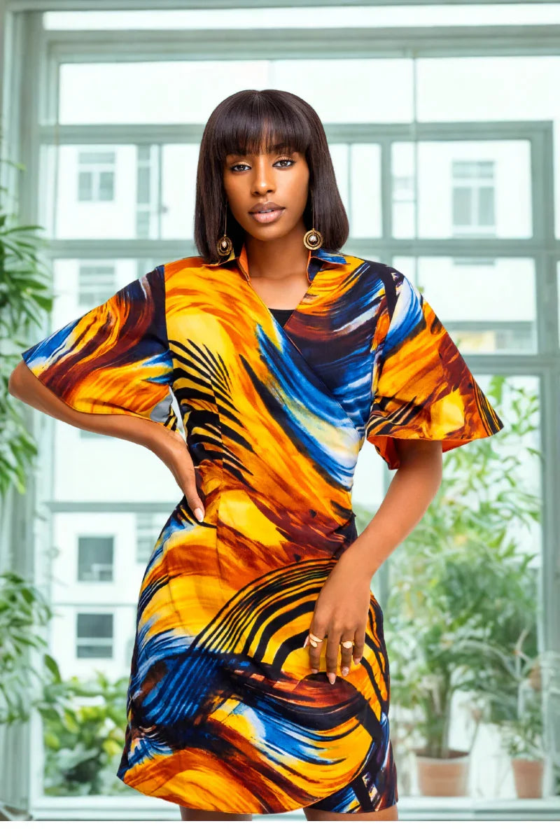 Wrap & wow reversible dress - FashionbyVLouis