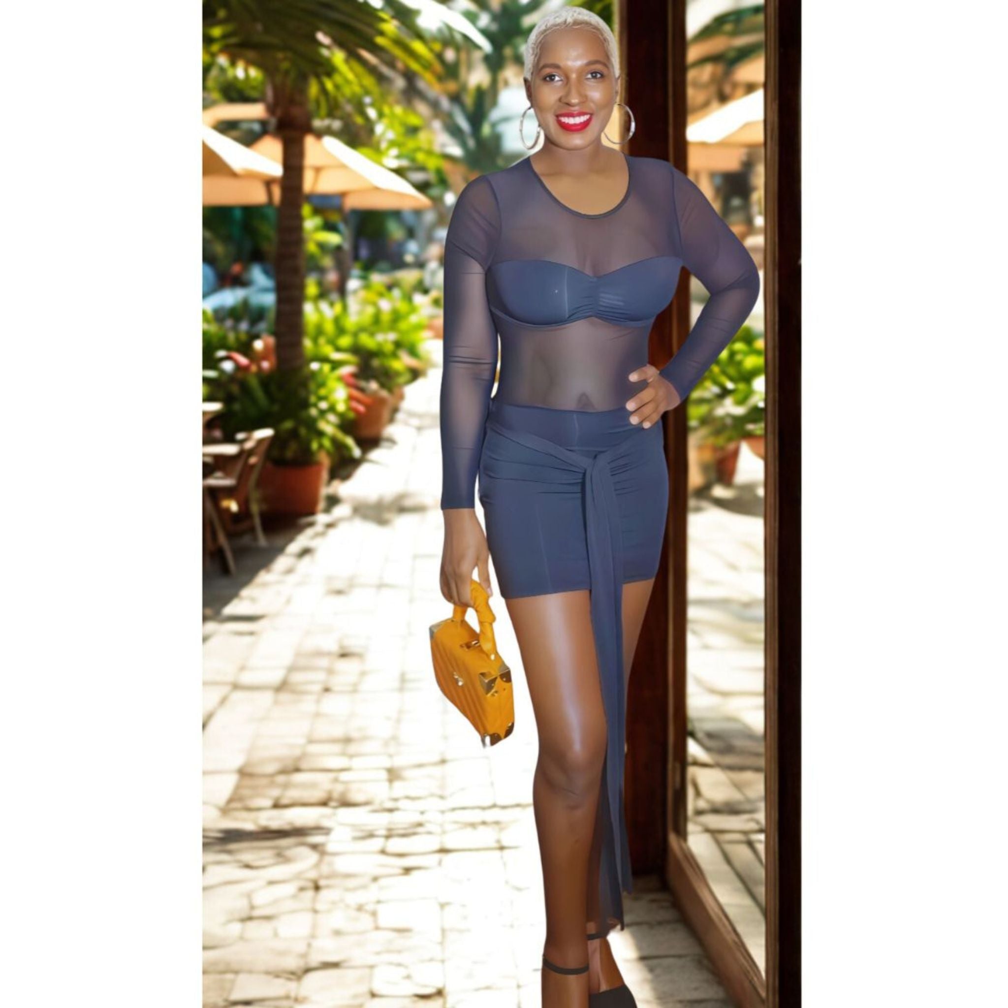 siren black dress for occasions